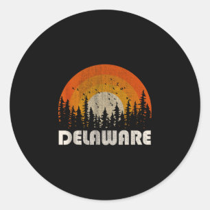 Adesivo Delaware - natureza engraçada vintage caminhada 60