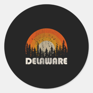 Adesivo Delaware - natureza engraçada vintage caminhada 60