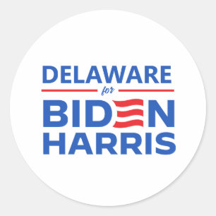 Adesivo Delaware para Biden Harris