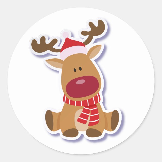 Adesivo Deleite do Veado de Natal (Frente)