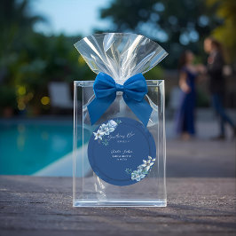 Adesivo Delft Blue White Chinoiserie Floral Bridal Shower