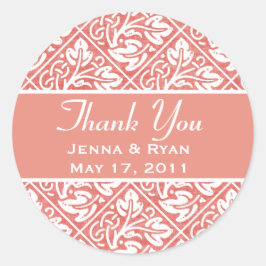 Adesivo Delicar E Ornamentado Forte Casamento, Obrigado Ró