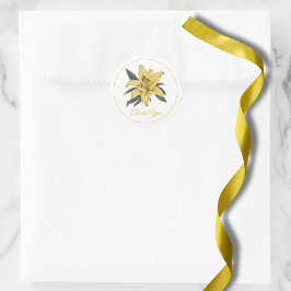 Adesivo Delicar Ouro Lily Obrigado