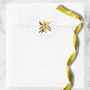 Adesivo Delicar Ouro Lily Obrigado