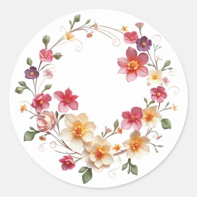 Adesivo Delicar Vinhetas Florais (Frente)