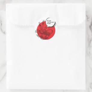 Adesivo Delicioso Ramen Kawaii - Comida Japonesa Divertida