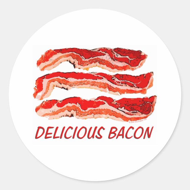 Adesivo Delicious Bacon (Frente)