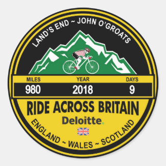 Adesivo Deloitte RIDE NA GRÃ-BRETANHA 2018