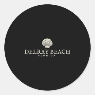 Adesivo Delray Beach, Beach Lover Delray Florida Tee