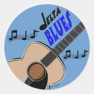 Adesivo Delta Blues Sticker