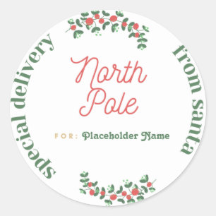 Adesivo Delviery Kraft Sticker do Polo Norte.