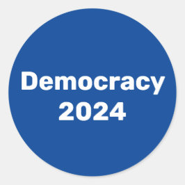 Adesivo Democracia 2024 Eleição Presidencial