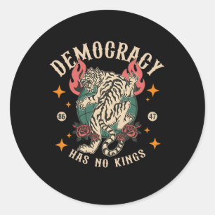 Adesivo Democracia Não Tem Kings 8647 Tiger