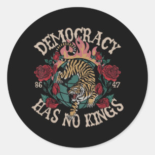 Adesivo Democracia Não Tem Kings 8647 Tiger