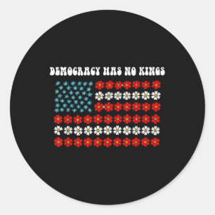 Adesivo Democracia não tem Kings America Flag Design