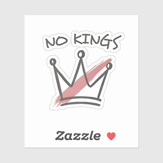 Adesivo Democracia não tem status de Rei Liberal EUA (Folha)