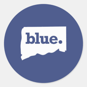 Adesivo Democrata de Connecticut