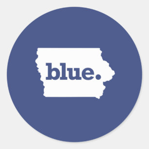 Adesivo Democrata de Iowa