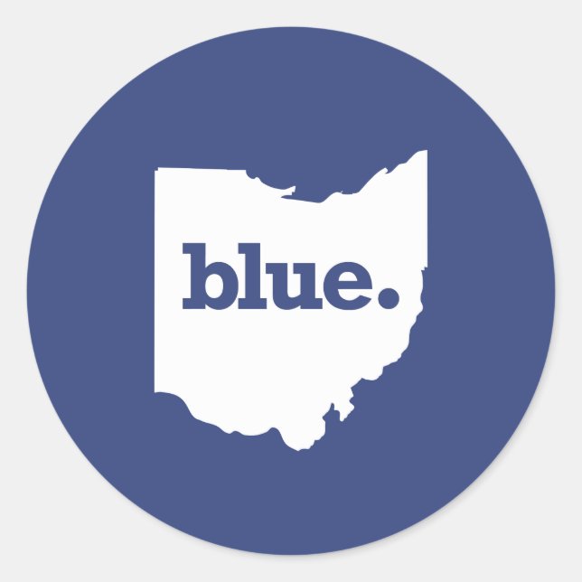 Adesivo Democrata de Ohio (Frente)