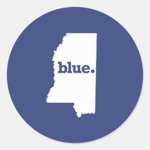 Adesivo Democrata do Mississippi