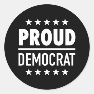 Adesivo Democrata Orgulhosa