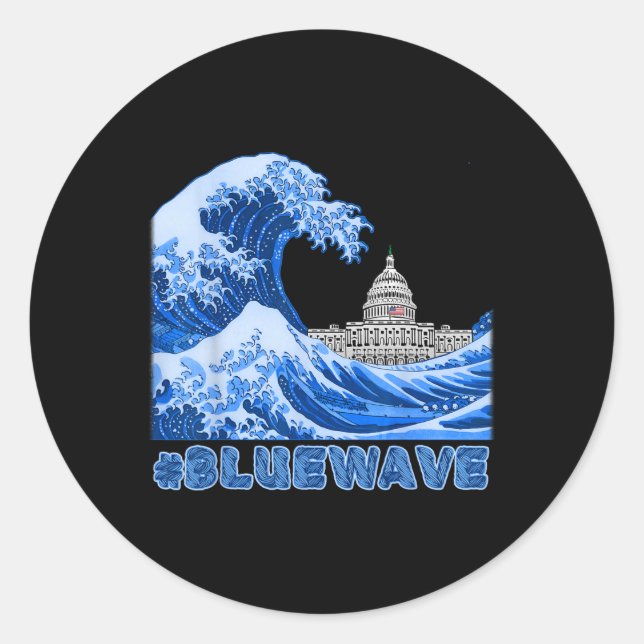 Adesivo Democratas democratas resistentes a Bluewave (Frente)