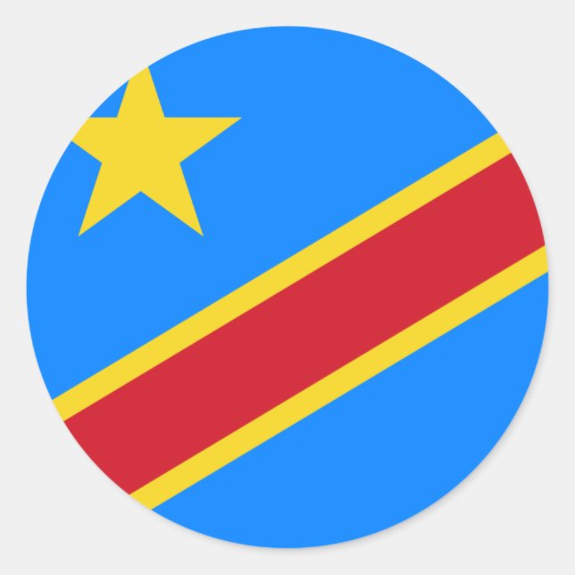 Adesivo democrático do congo (Frente)