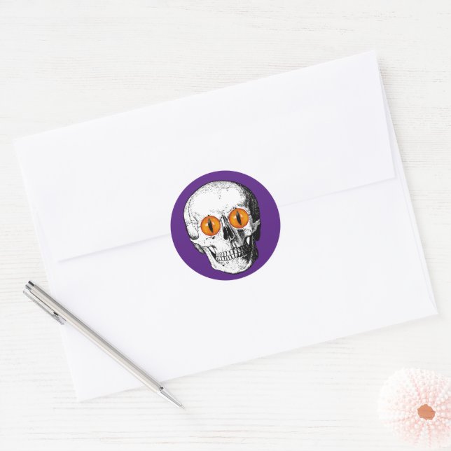 Adesivo Demon Eyed Skull (Envelope)
