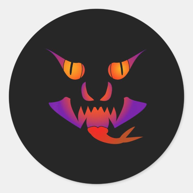 Adesivo Demon Jack O Lanterna (Frente)