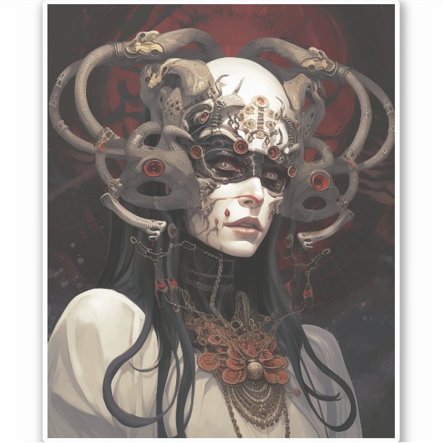 Adesivo Demon Queen Fantasy Art (Frente)