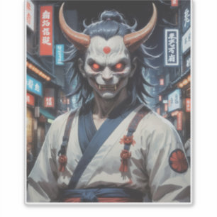 Adesivo Demon Samurai