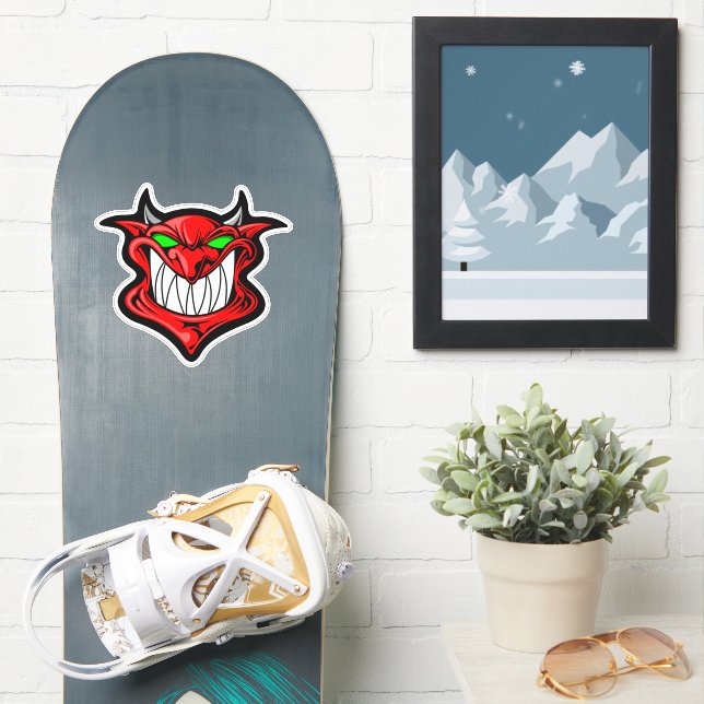 Adesivo Demônio (Prancha de snowboard)