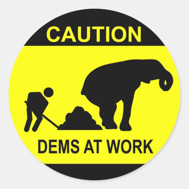 Adesivo Dems On Work Sticker (Frente)
