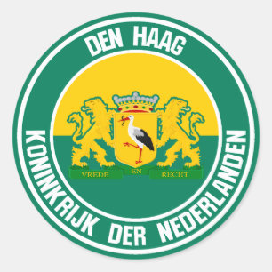 Adesivo Den Haag - Emblem redonda