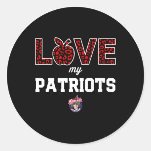 Adesivo Denbigh Patriots Logo Love My Team Hs