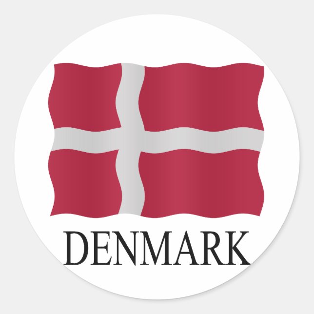 Adesivo Denmark flag (Frente)