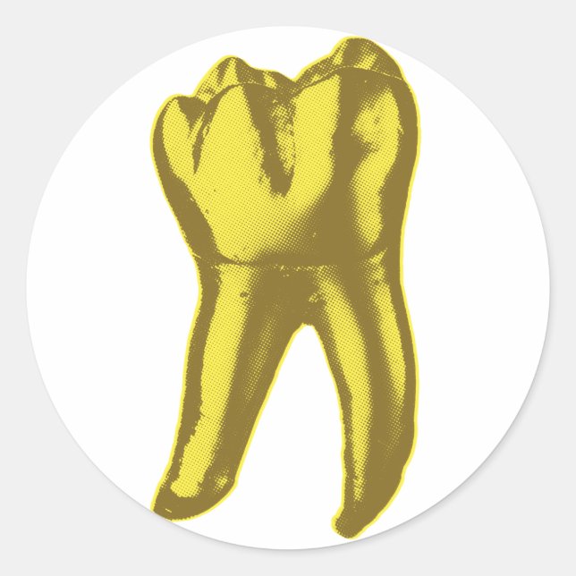 Adesivo Dente de Ouro (Frente)