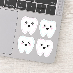 Adesivo Dente kawaii