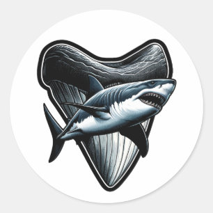 Adesivo Dente Megalodon