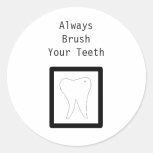 Adesivo Dente Molar Com Dito Dental