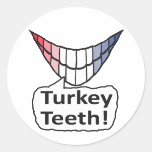 Adesivo Dentes de Turquia
