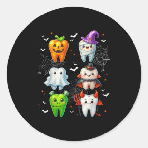 Adesivo Dentes Dentista de Halloween Costumes W