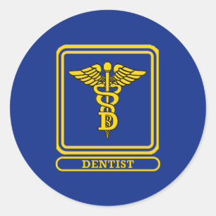 Adesivo Dentist Caduceus