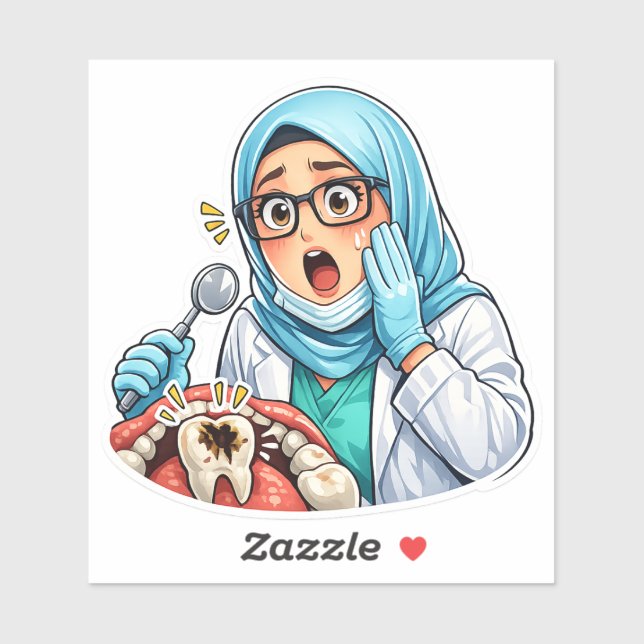 Adesivo Dentist Smile Sticker (Folha)