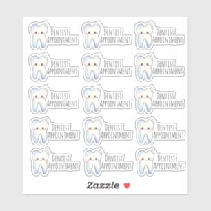 Adesivo Dentista Compromisso Dente