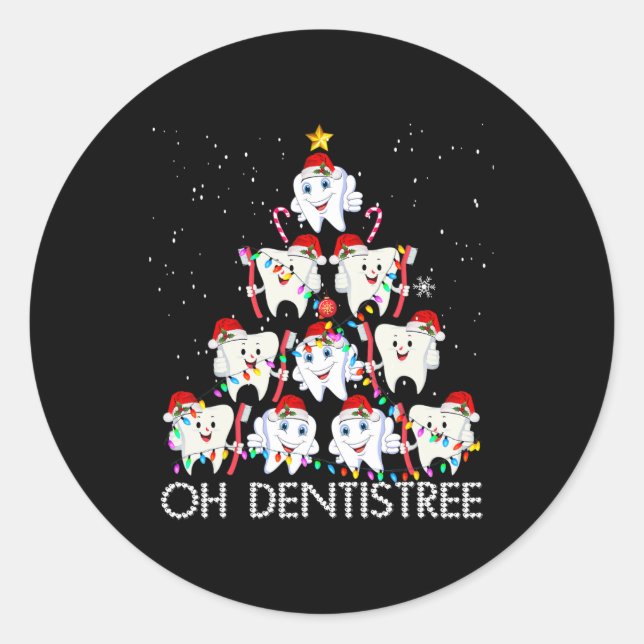 Adesivo Dentista de Natal Dentista de Natal Dentista é (Frente)