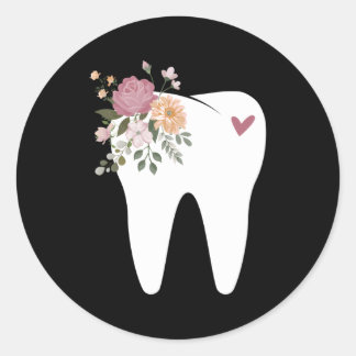 Adesivo Dentista Dental Assistant Fluxo Dentário Oral Higi
