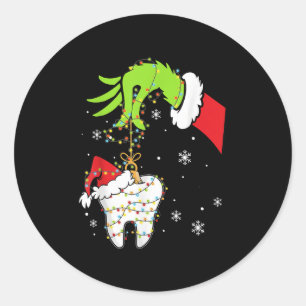 Adesivo Dentista dentária Dente dentária Dentes Natal Xmas
