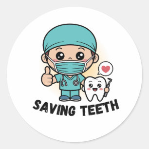 ADESIVO DENTISTA ENGRAÇADO :ADESIVO SALVANDO DENTES