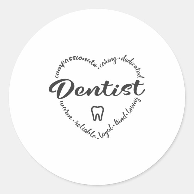 Adesivo Dentista, escola dentária, consultório dentista (Frente)